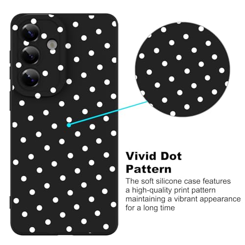 KANGHAR Case for Galaxy S26 Dot Pattern Cute Cheetah Phone Case Soft TPU Shockproof Protective Cover Designed for Samsung Galaxy S26 Black by KANGHAR - Used condition - Image 4