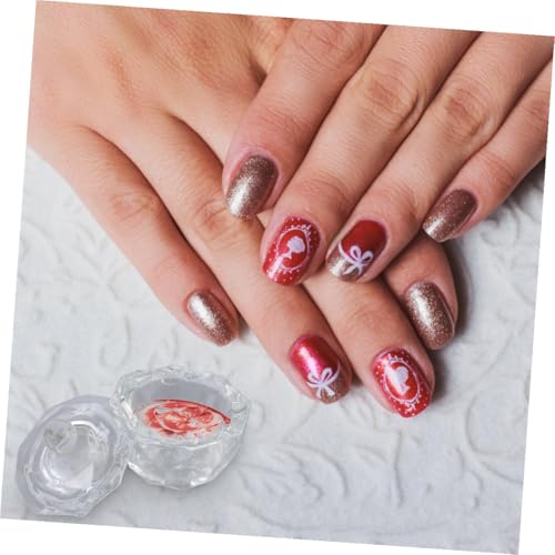 Vasos de líquido para arte de uñas Outanaya, 2 piezas miniatura 7