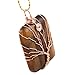 SUNYIK Tiger's Eye Stone Oblong Tree of Life Pendant Necklace,Handmade Copper Wire Wrapped Jewelry