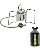 Stufenlose Flammenregulierung Edelrid Unisex – Erwachsene Kochgerät Hexon Multifuel, Silver, Extra klein