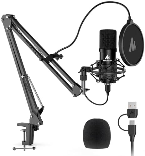 MAONO AU-A04 USB Condenser Cardioid Microphone Kit