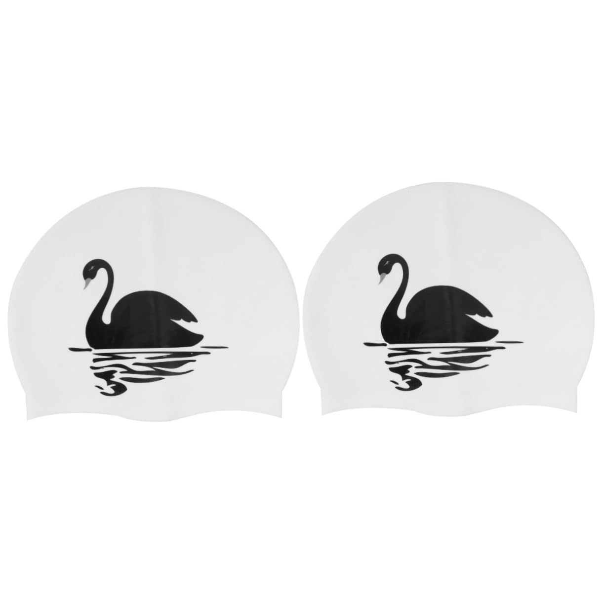 HANABASS Cappello Da Nuoto Cuffie Da Doccia Da Donna Cuffia Da Nuoto Impermeabile Cappelli Da Bagno Per Le Donne Cuffia Da Nuoto Per Adulti Cuffie Da Nuoto Per Donna Nuotata Bianca