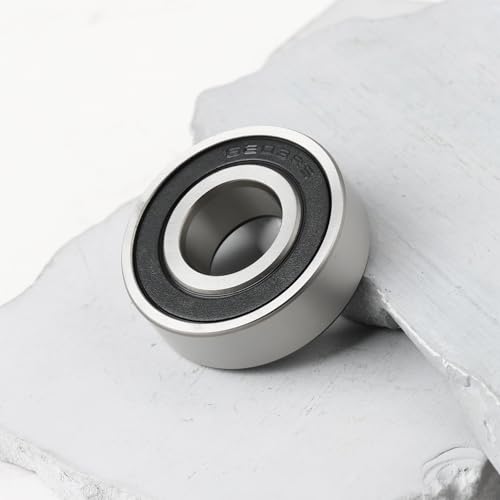 Briny River 4 Stück Doppelt Gummigedichtete Kugellager 6203-2RS-C3 17x40x12mm für Mechanische Geräte Motoren Und Pumpen