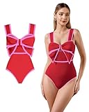 HAPYHVN Traje de Baño Enterizo para Mujer,Cómodo y Estiloso,Perfecto para Playa,Piscina o Vacaciones,Regalar Gafas de Sol...