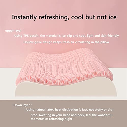 Travesseiro de cama Travesseiro sem pressão de pectina TPE, travesseiro ergonômico, travesseiro de l