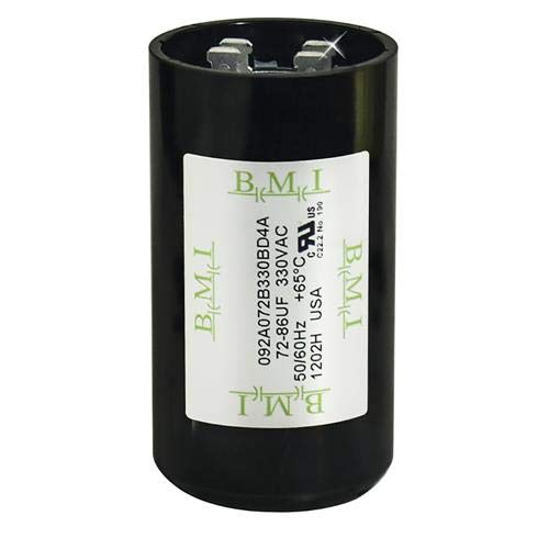72-86 uF x 330 VAC - BMI Start Capacitor - # 092A072B330BD4A