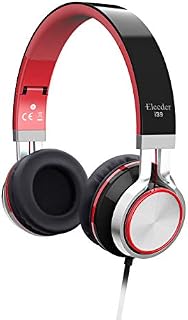 Elecder i39 Headphones with Microphone Foldable Lightweight Adjustable On Ear Headsets with 3.5mm