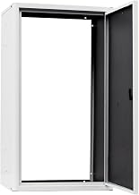 Insulated Boiler Cover for Outdoor and Indoor in Pre-Painted Sheet Metal White-Grey SP. 6/10 – Dimensions 100 x 55 x 33 cm – with Mounting Kit, QR Code Instructions and Protective Film – with Key
