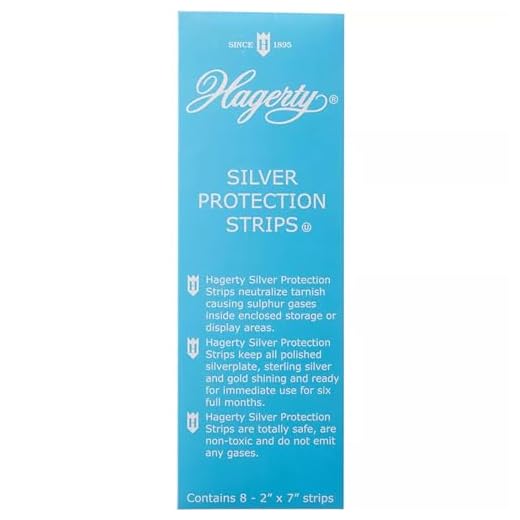 Hagerty 70000 Set of 8 2-by-7-Inch Silver Protection Strips for Silver Storage, Blue (Limited Edition)