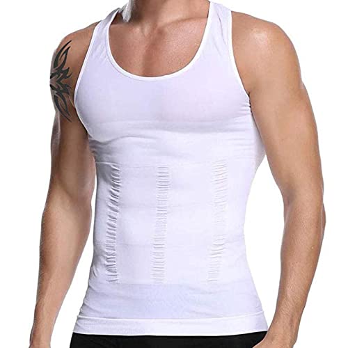 YRYRYW Shirca de Compresión para Hombres con Control de Tórax, Estilizador del Abdomen y Pantalones Sin Mangas - Shapewear Household faucets