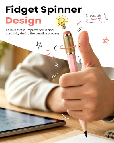 OMOTON Stylus Pen for iPad 2018-2026, SP02 Pencil with Fidget Spinner — view 2