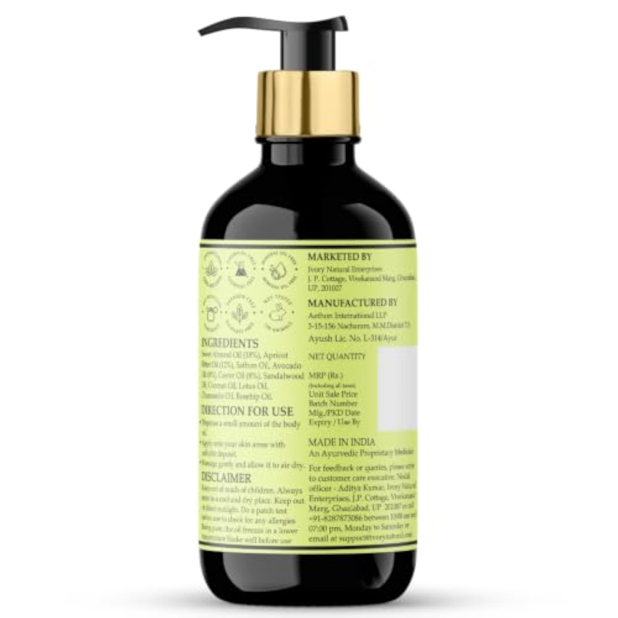 Cellulite Body Massage Oil, Reducing Oil