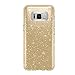 Speck Products Presidio Clear + Glitter Cell Phone Case for Samsung Galaxy S8 Plus - Clear With Gold Glitter/Clear