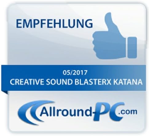 Creative Sound BlasterX Katana - Wielokanałowy głośnik do gier czarny