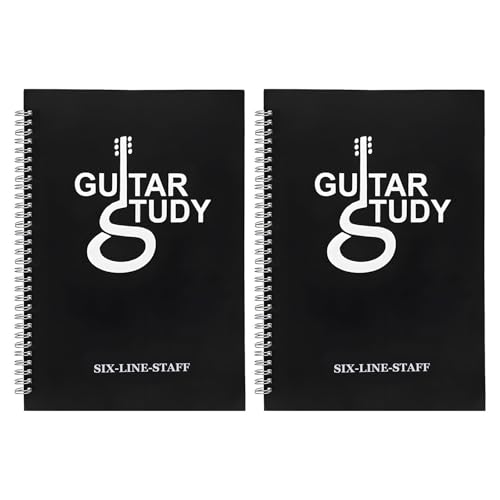 Cuaderno de tablatura para guitarra EXCEART para evitar errores de digitación en músicos principiantes