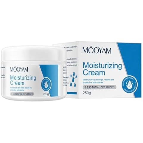 MOOYAM Mild Non-Irritating Fragrance-Free Face Moisturizer Cream for Dry, Rough Skin Cover