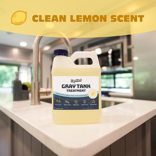 Liquified RV Toilet Treatment - Gray Holding Tank Digester - Odor Eliminator - Lemon Scent - Matts RV Reviews