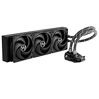 ARCTIC Liquid Freezer II 360 - Multi-kompatibler All-in-One CPU AIO Wasserkühler, kompatibel mit Intel & AMD, effiziente PWM-gesteuerte Pumpe, Lüftergeschwindigkeit: 200-1800 RPM - Schwarz