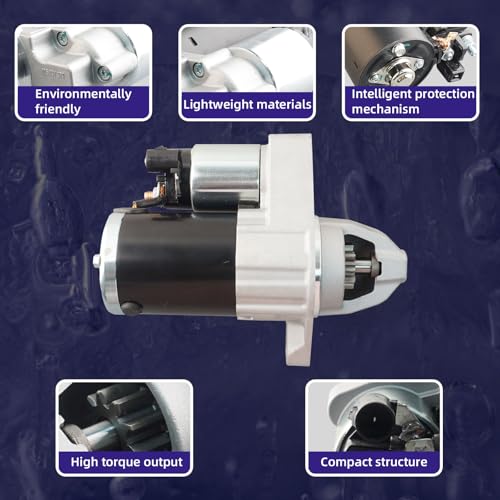 MOAUTO Starter Motor Replacement 19145N 19145 68084005AA M0T39071 Compatible with Chrysler 200 2015-2017 Jeep Cherokee 2014-2019 Renegade Ram ProMaster City 2015-2020 Fiat 500X 2016-2018 2.4L L4 by MOAUTO - Image 4