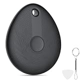 Air Tracker Tag [Apple MFi Certified], Compatible with Apple Find My (iOS Only), Item Locator Key Finder, Replaceable Battery, Bluetooth Tracker Smart Tag for Wallet/Luggage/Bags