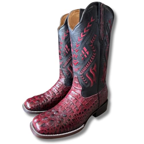 Image of Men's Alex Western Cowboy Boots Square Toe Pull On