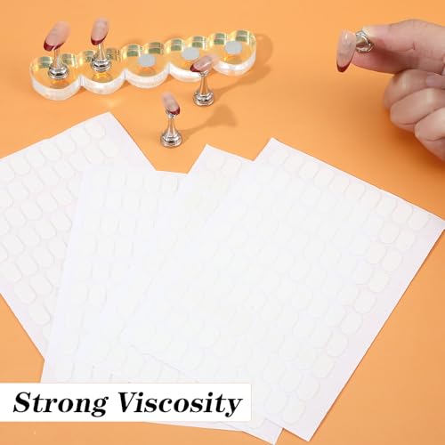 LXUEJIE 1200 Stück Doppelseitige Klebepunkte, Transparente Aufkleber Keine Spuren Selbstklebende Klebepunkte 13x8mm Foto Klebepads Klebende Aufkleber für Poster Ballon DIY Hochzeit Party Festival Deko