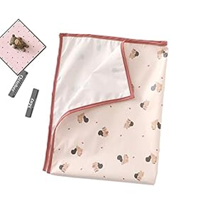 Urinepad voor baby’s | Overnachtingslakens Matrassen Hoes Speelmatten | Zacht speellaken Opvouwbare kruipmat Waterdicht ademend urinekussen voor baby peuter spelen kinderbedje Firulab