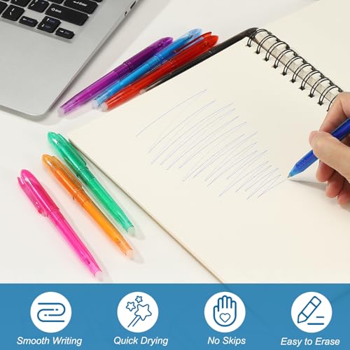 Stylos à encre effaçable PATIKIL orange pour simplifier votre couture