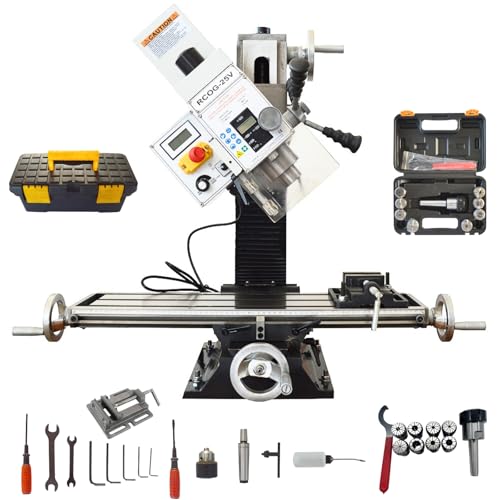 Yokoma Benchtop Milling Drilling Machine Mini Mill Drill Machine MT3 Spindle...
