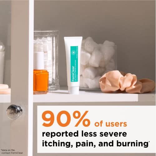 Femiclear For Itching & Tingling - Effective Intimate Relief - Formulated With All-Natural And Organic Ingredients - 0.5 Ounce Tube #TOP2