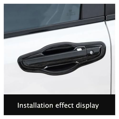 Calcomanías de manija para Suzuki Fronx que cubren rayones con patrón de fibra de carbono mate 5