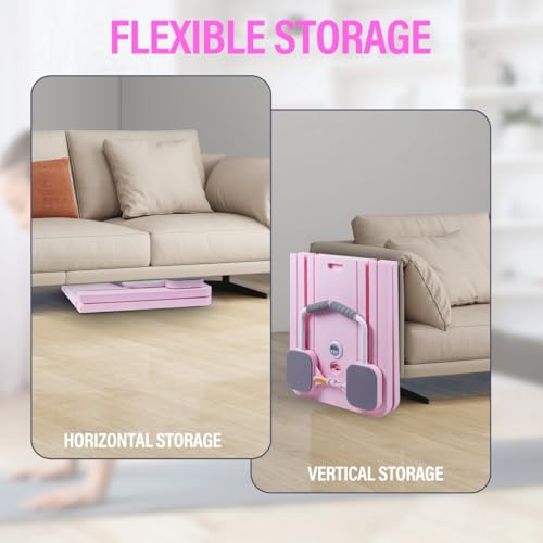 Taylor & Brown Pilates Board at Home – Mini Pilates Reformer Board & Reformer Pilates Machine – Compact Reformly Pilates Board for Effective Workouts (Pink) - Image 5