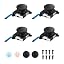 4pcs Black