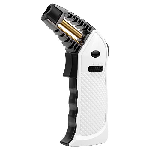 Sondiko Torch Lighter, Butane torch Refillable Kitchen Torch with Safety Lock, Heat-resistant Tube