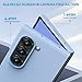 Spugan for Samsung Galaxy Z Fold 6 Case with Privacy Screen Protection, Slim Matte Hard PC Shockproof Protective Case Wireless Charging Cover for Galaxy Z Fold 6 (Light Blue)