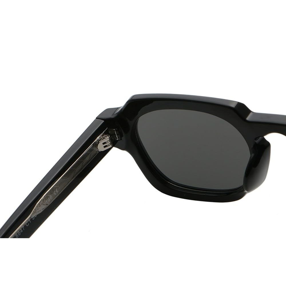 czarne kwadratowe okulary przeciwsłoneczne retro damskie octanowe brązowe szare męskie okulary przeciwsłoneczne uv400 unisex akcesoria męskie