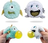 Squishy Toys, Plush Monster Fidget Toys for Kids, Fidget Toys Adults Squishy Toys for Stress Relief, Calming, Focus, Autism and ADHD