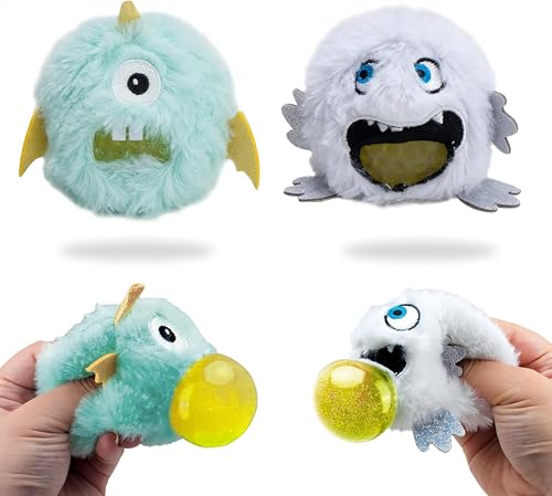 Squishy Toys, Plush Monster Fidget Toys for Kids, Fidget Toys Adults Squishy Toys for Stress Relief, Calming, Focus, Autism and ADHD
