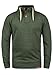 Produktbild !Solid TripTroyer Herren Sweatshirt Pullover Troyer Pulli Mit Stehkragen Und Knopfverschluss, Größe:M, Farbe:Climb Ivy Melange (8785)