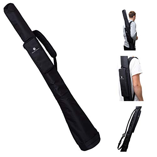 Australian Treasures - Didgeridoo Tasche 180 cm - Nylon PRO Didgeridoo Tasche Glocke Ø 19cm. Verstellbaren Tragegurt