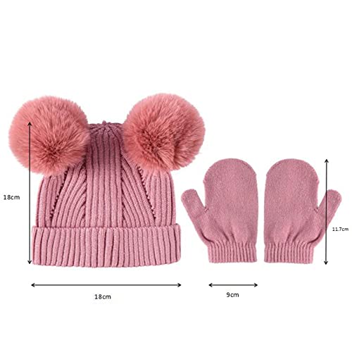 Infant Baby Girls Boys Soft Warm Knit Hat Kids Winter Hat Solid Knitted Gloves Absorbent Winter Hat #TOP5
