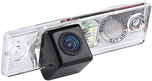 Navinio Waterproof High Definition Color Wide Viewing Angle License Plate Car Rear View Camera with Night Vision for 4 Runner/Land Cruiser 150-Series Prado/Fortuner/SW4 (HD Camera)
