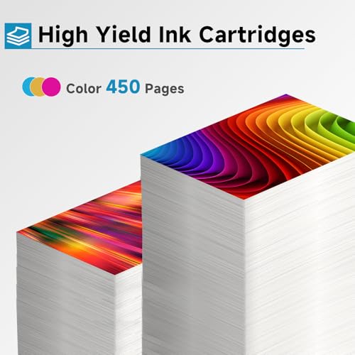 Image of Skyink 64XL Ink Cartridges 2 Color Combo Replacement for HP Ink 64 XL | Fit for 64 XL 7855 7830 7155 7858 7120 7130 Envy 7955e 6230 7158 6255 6252 6232 7164 7832 7858 7864 7822 Tango X Printers
