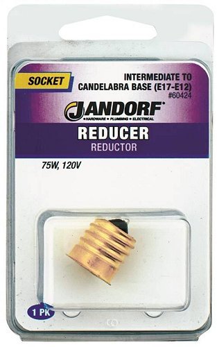 Jandorf Specialty Hardw Socket Reducer Interm E17 E12 60424