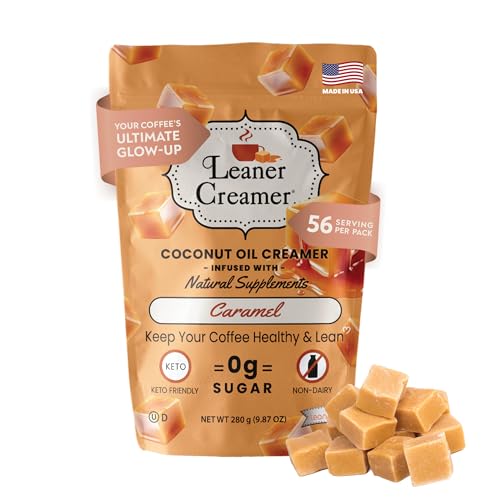 Leaner Coconut Creamer with Superfoods, Caramel, 280g