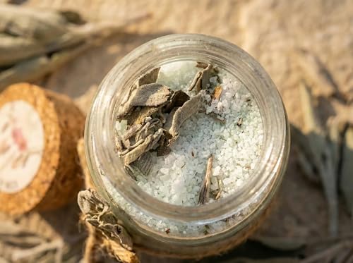 Bougie de sable Sauge Ambre Essences Agape pour purification