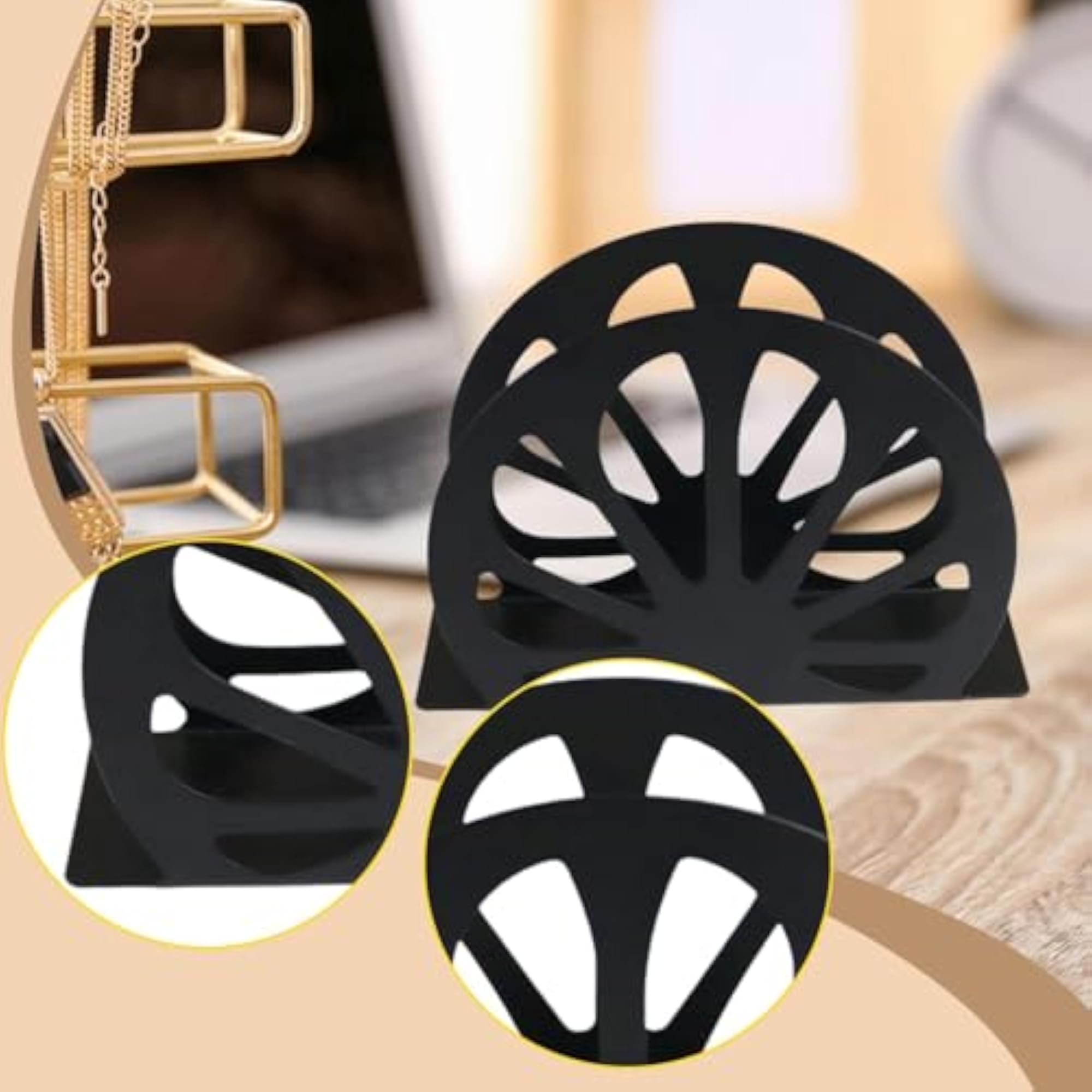 Modern Napkin Holder Tabletop Rack for Coffee Shop Style B