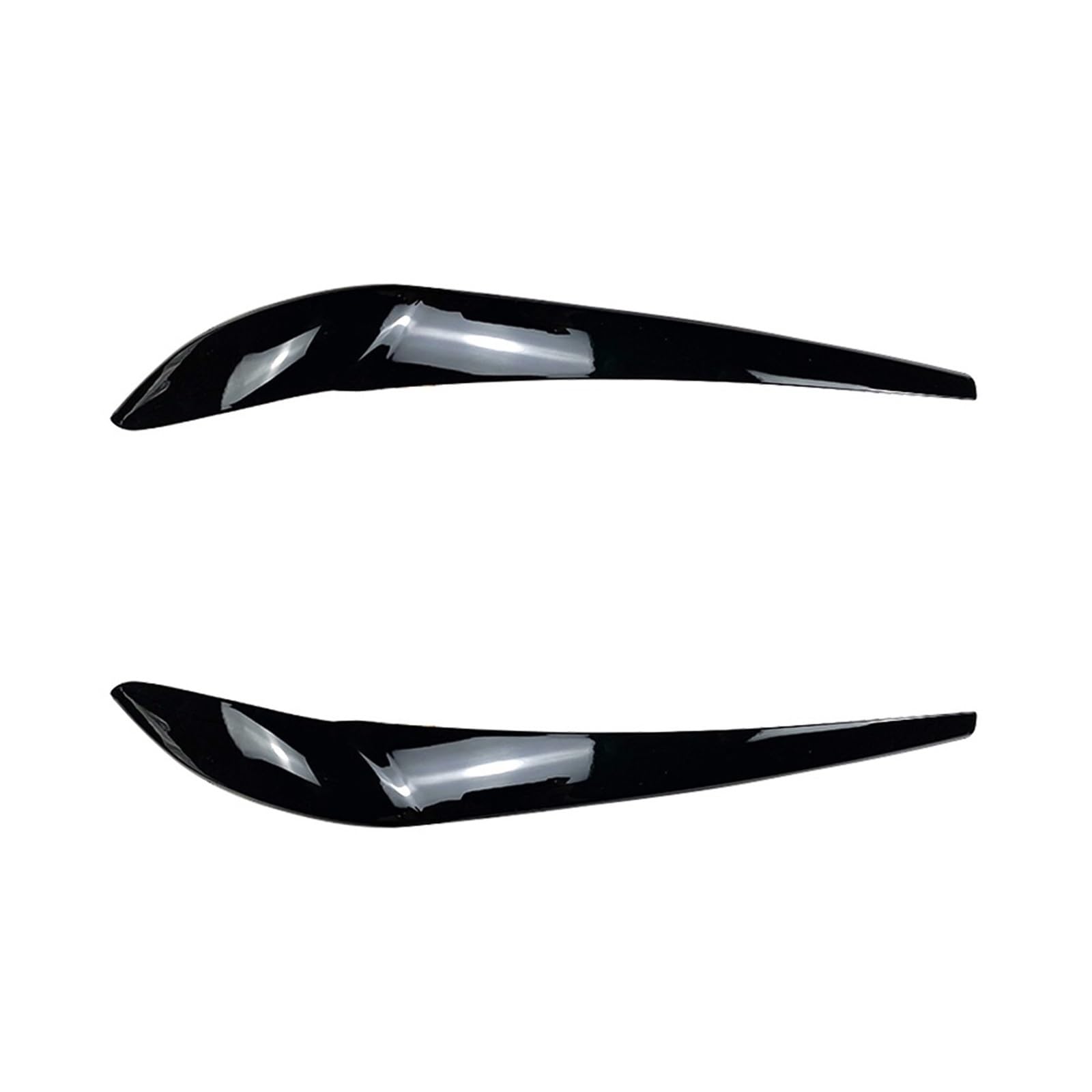 2 stücke Scheinwerfer Augenlider Augenbrauen Fit for BMW X3 F25 X4 F26 2014 2015 2016 2017 2018 Body Kit aufkleber Tuning Glanz Schwarz ABS Kunststoff Autoscheinwerfer-Augenbraue(Gloss Black)
