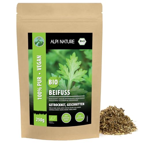 Corte de artemisa orgánica (250g), artemisa seca orgánica, artemisa de cultivo orgánico controlado, 100% natural, sin aditivos, hierba de artemisa orgánica