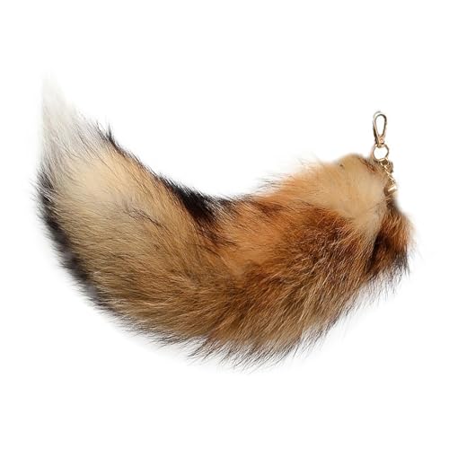 LINTRA Fuchsschwanz Anhänger, 40 cm Auto Schlüsselketten Anhänger,...